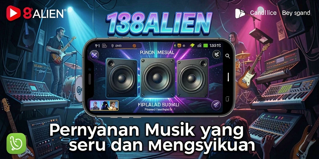 Screenshot utama 138ALIEN menunjukkan pemain menikmati pengalaman musik yang interaktif.