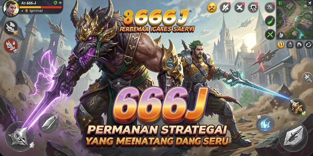Tampilan gameplay menakjubkan dengan strategi mendalam di 666J.