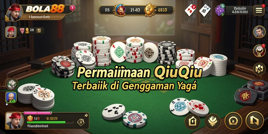 Screenshot gameplay BOLA88 menunjukkan keseruan bermain QiuQiu.