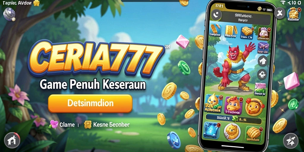 Tampilan gameplay CERIA777 yang menawan dan interaktif.