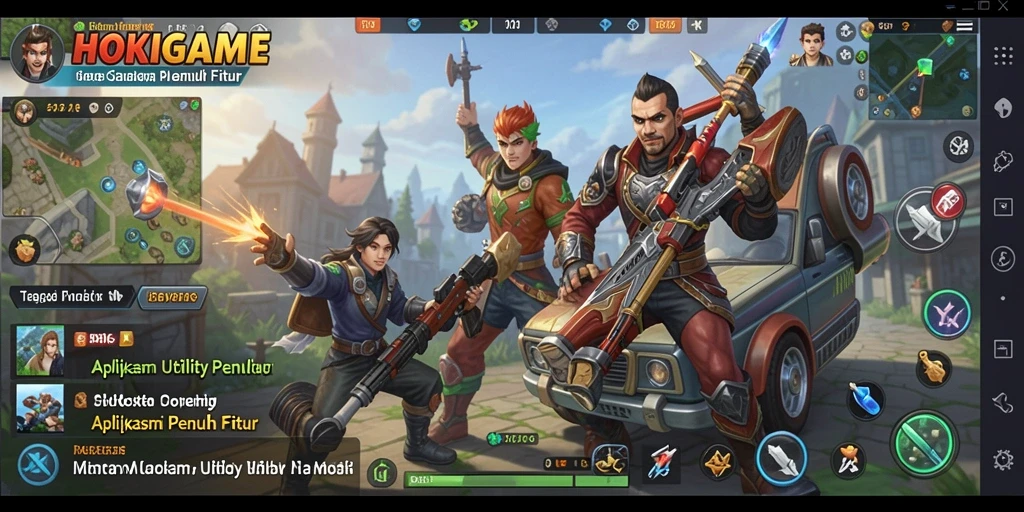 Tampilan antarmuka HOKIGAME yang intuitif dan modern.