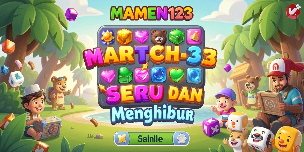 Tampilan permainan MAMEN123 yang penuh warna dan menantang.