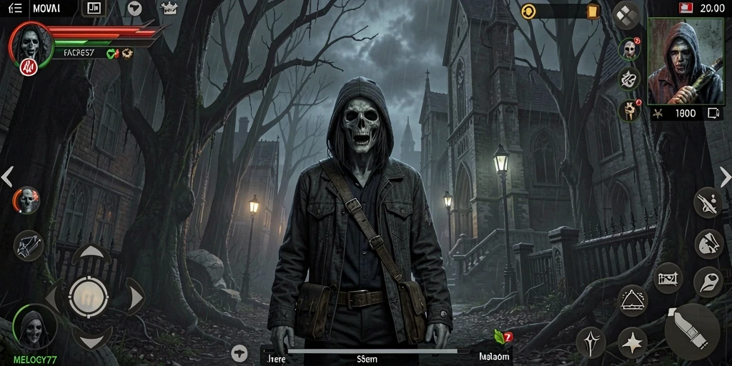 Gameplay mengerikan di MELODY77 dengan momen menegangkan.