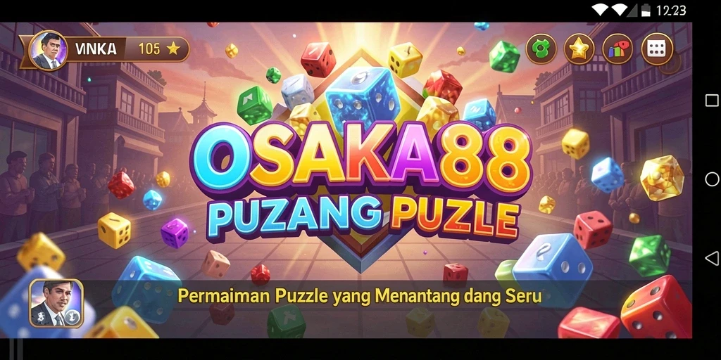 Gambar tampilan gameplay OSAKA88 yang mendebarkan dengan puzzle menantang.